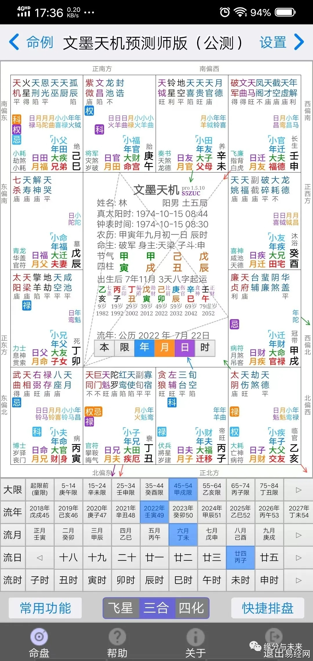 　紫微斗数案例分析―车灾事故