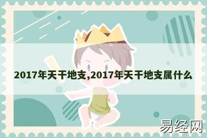 2017年天干地支,2017年天干地支属什么