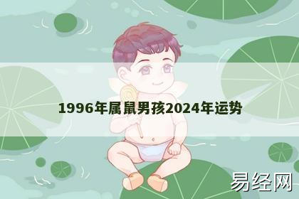 1996年属鼠男孩2024年运势