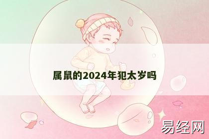 属鼠的2024年犯太岁吗