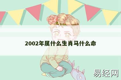 2002年属什么生肖马什么命