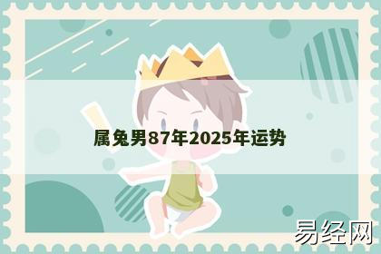 属兔男87年2025年运势