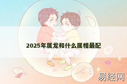 2025年属龙和什么属相最配