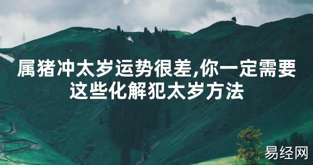 【太岁知识】属猪冲太岁运势很差,你一定需要这些化解犯太岁方法,最新太岁