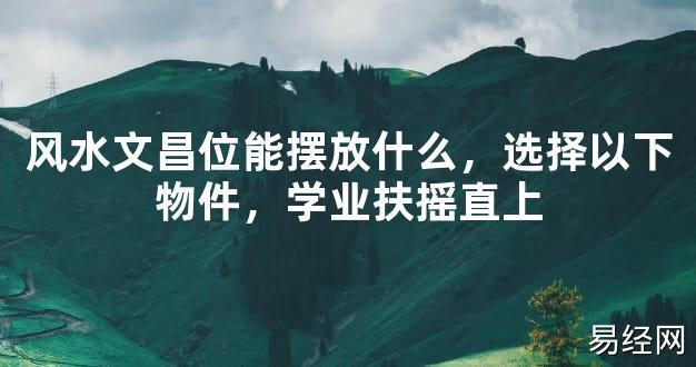 2024最新风水,风水文昌位能摆放什么，选择以下物件，学业扶摇直上【风水好运】