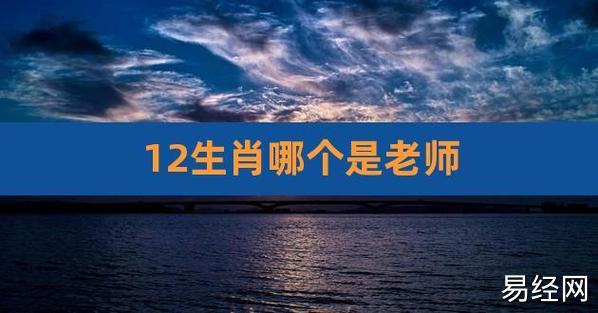 12生肖哪个是老师,十二生肖哪个是傻子