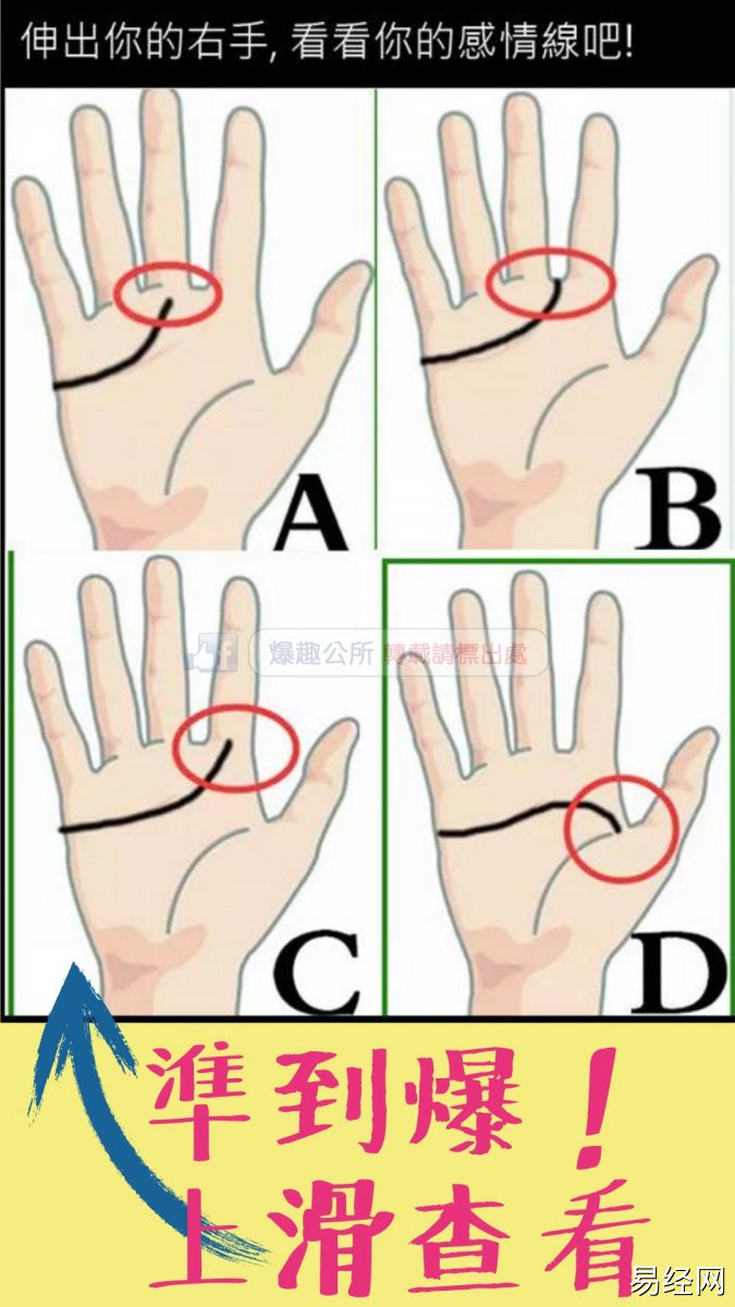 感情线怎么看？网从手相算命的角度告诉你