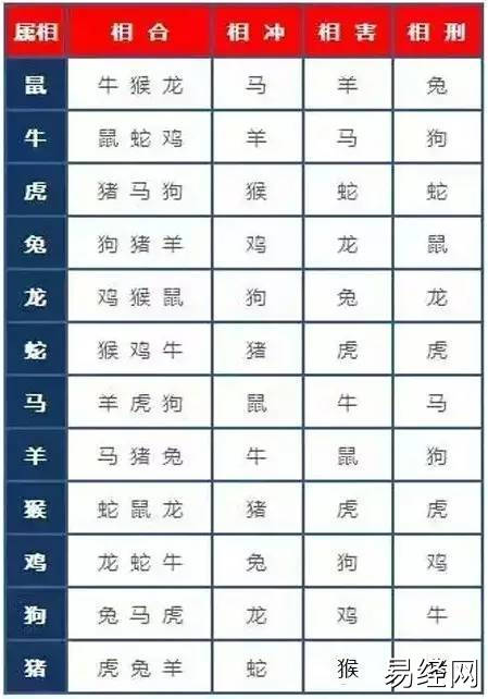 12生肖中什么人最冲你?哪些与你最合?