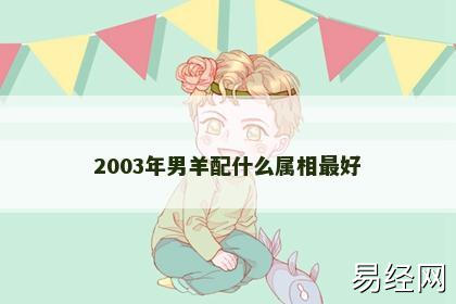 2003年男羊配什么属相最好