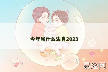 今年属什么生肖2023