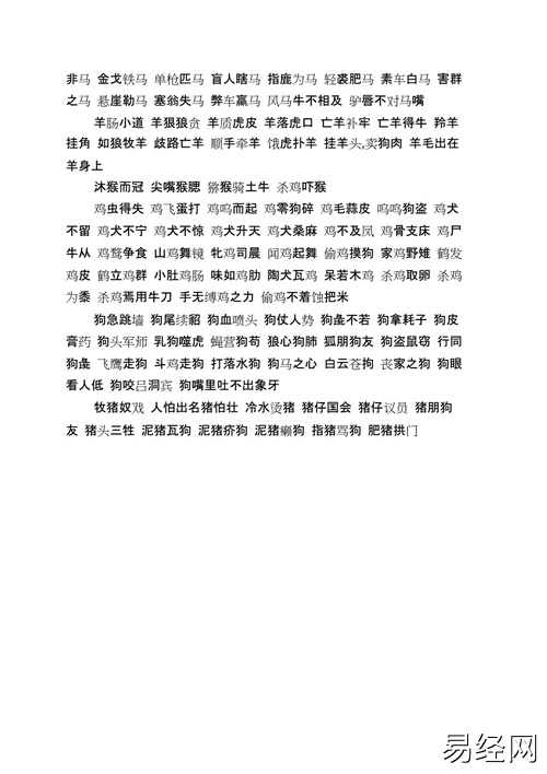 十二生肖成语大全关于十二生肖的成语.doc 3页