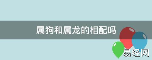 从五行来说这两个生肖是相配的,但是有些人却会选择属相龙和属狗一起