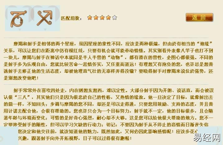 属龙男摩羯座与属龙女射手座的配吗