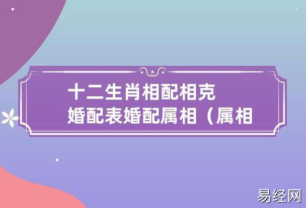 十二生肖相配相克婚配表婚配属相(属相不合则难共白头)