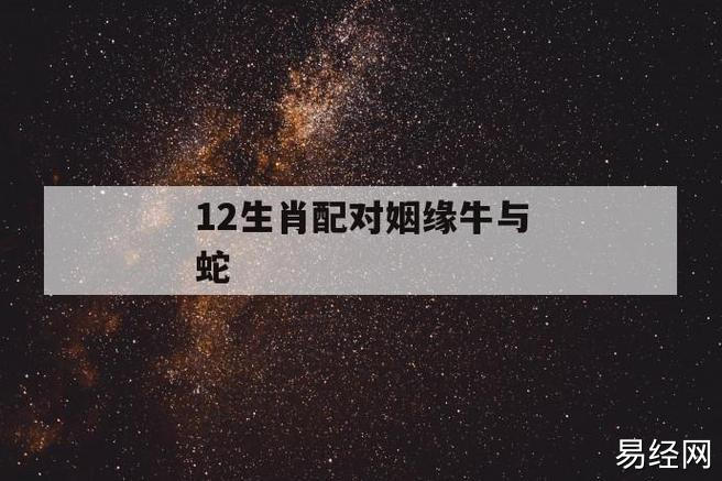 12生肖配对姻缘牛与蛇 第1张