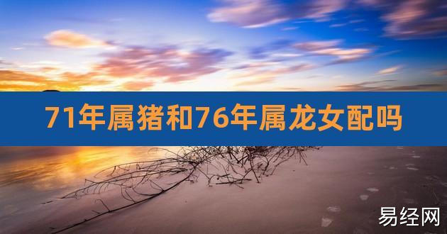 71年属猪和76年属龙女配吗,71属猪2023年有一灾