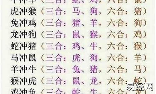 属牛的三合和六个合生肖是什么相冲生肖是什么-生肖牛三合