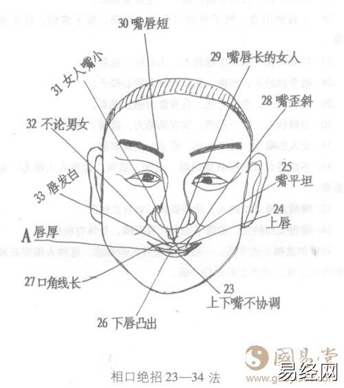 嘴巴看相图解3