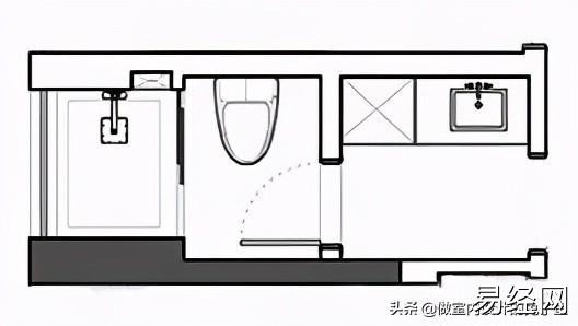 卫生间门对着餐厅是较常见到的“不被喜欢”的户型之一