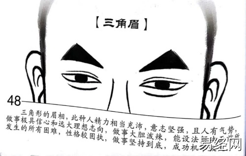 三角眉毛的男人好不好 三角眉毛的男人好不好