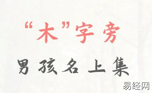 带木字旁的字男孩名字