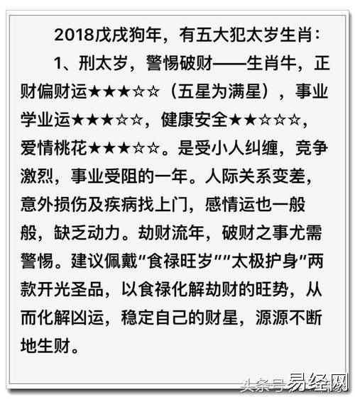 2023戊戌狗年,有五大犯太岁生肖