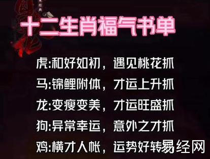 十二生肖福气书单#书单热门作品100w爆款文案