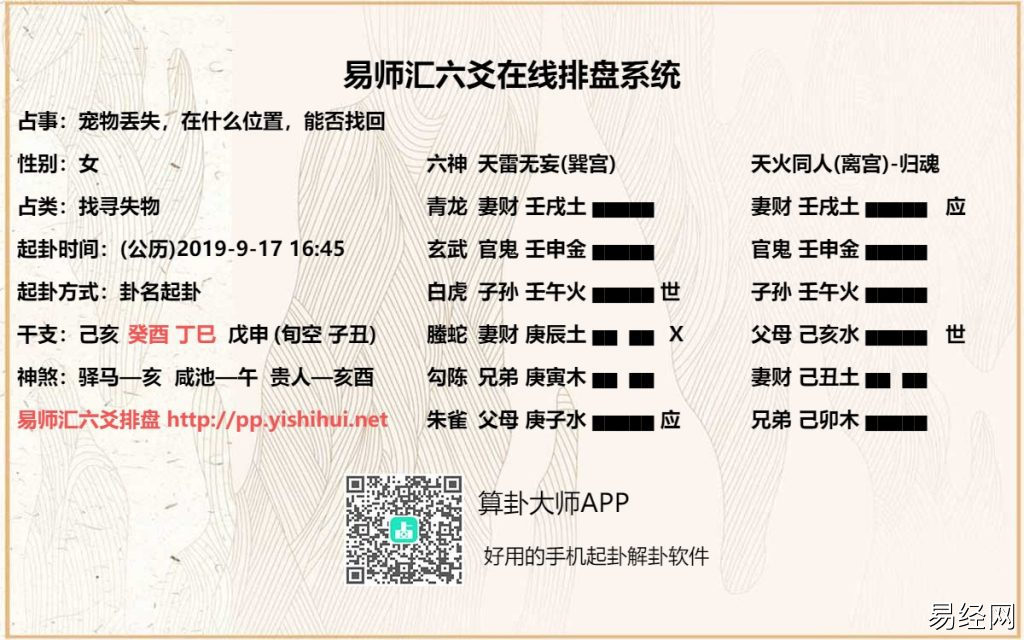 六爻占卜测丢失宠物如何取用神?六爻测宠物走失能否找回技巧插图 六爻占卜测丢失宠物如何取用神?六爻测宠物走失能否找回技巧插图