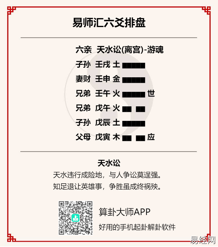 天水讼卦测感情复合解析,天水讼卦测分手复合怎么样?插图 天水讼卦测感情复合解析,天水讼卦测分手复合怎么样?插图