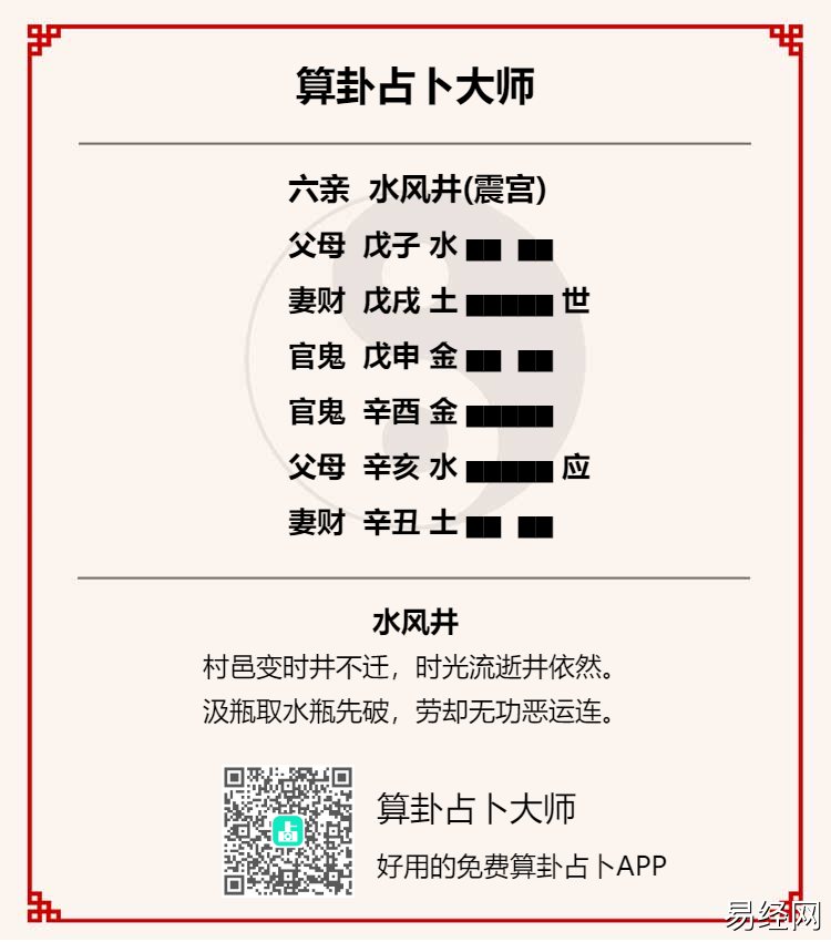 井卦占考试是否顺利详解,考试占到水风井卦预示什么?插图 井卦占考试是否顺利详解,考试占到水风井卦预示什么?插图