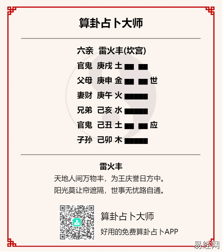 雷火丰卦考试运好吗?能过吗?雷火丰卦占考试运势如何插图 雷火丰卦考试运好吗?能过吗?雷火丰卦占考试运势如何插图