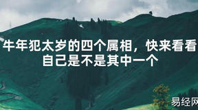 【2024太岁知识】牛年犯太岁的四个属相，快来看看自己是不是其中一个,最新太岁