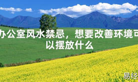 [最新2024风水]办公室风水禁忌，想要改善环境可以摆放什么【易经网推荐】