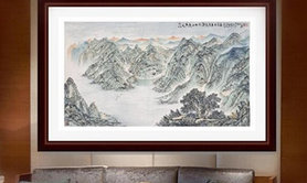 家居风水,玄关装饰画：郑晓京精品花鸟画，提升家居品味。,2024风水