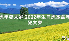 【太岁知识】虎年犯太岁 2024年生肖虎本命年犯太岁,最新太岁