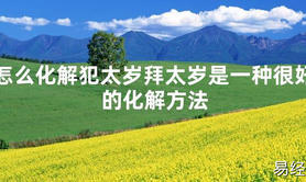 【太岁知识】怎么化解犯太岁拜太岁是一种很好的化解方法,最新太岁