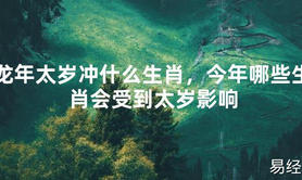 2024最新龙年太岁冲什么生肖，今年哪些生肖会受到太岁影响【化解太岁】