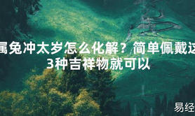 【2024太岁知识】属兔冲太岁怎么化解？简单佩戴这3种吉祥物就可以,最新太岁