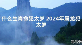 2024最新什么生肖命犯太岁 2024年属龙犯太岁【化解太岁】