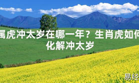 【2024太岁知识】属虎冲太岁在哪一年？生肖虎如何化解冲太岁,最新太岁