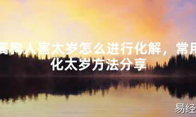 【2024太岁知识】属狗人害太岁怎么进行化解，常用化太岁方法分享,最新太岁