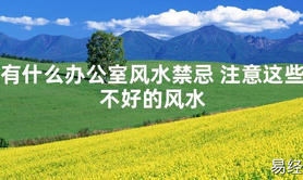 2024最新风水,有什么办公室风水禁忌 注意这些不好的风水【易经风水好运】