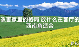 [最新风水]改善家里的格局 放什么在客厅的西南角适合【易经网推荐】