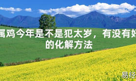 【太岁】属鸡今年是不是犯太岁，有没有好的化解方法最新