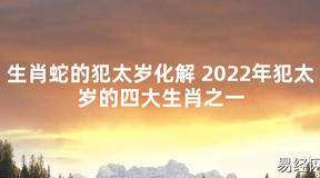 【太岁知识】生肖蛇的犯太岁化解 2024年犯太岁的四大生肖之一,最新太岁