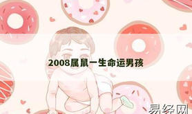 【生肖鼠】2008属鼠一生命运男孩,2024属鼠