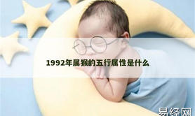 【属猴】1992年属猴的五行属性是什么,2024生肖猴