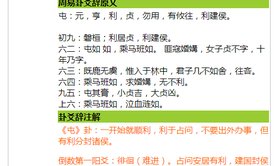 易经网推荐周易占卜六十四卦抽签占卜爻辞及精解第三卦《水雷屯》卦占卜,抽签占卜