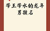 【起名常用字】男孩吉祥名：含“水”字寓意丰富，福泽深厚,易经网推荐起名常用字